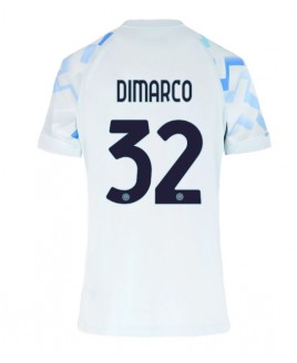 Günstige Inter Milan Federico Dimarco #32 Auswärtstrikot Damen 2025-26 Kurzarm